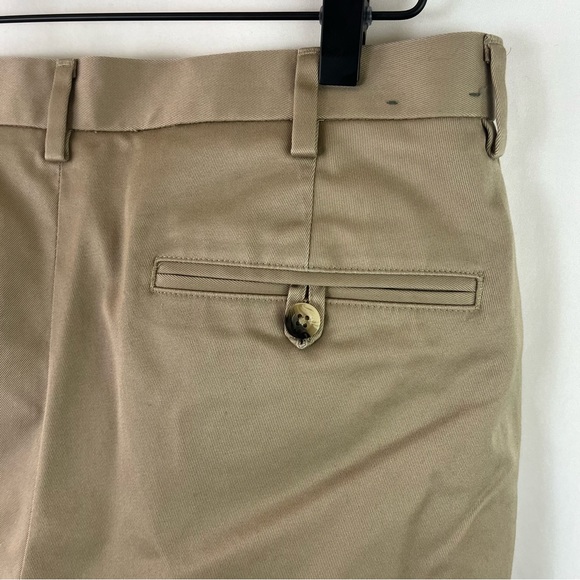 Jos A Bank Slim Fit Flat Front Khaki Pants 30x30 - Picture 2 of 8